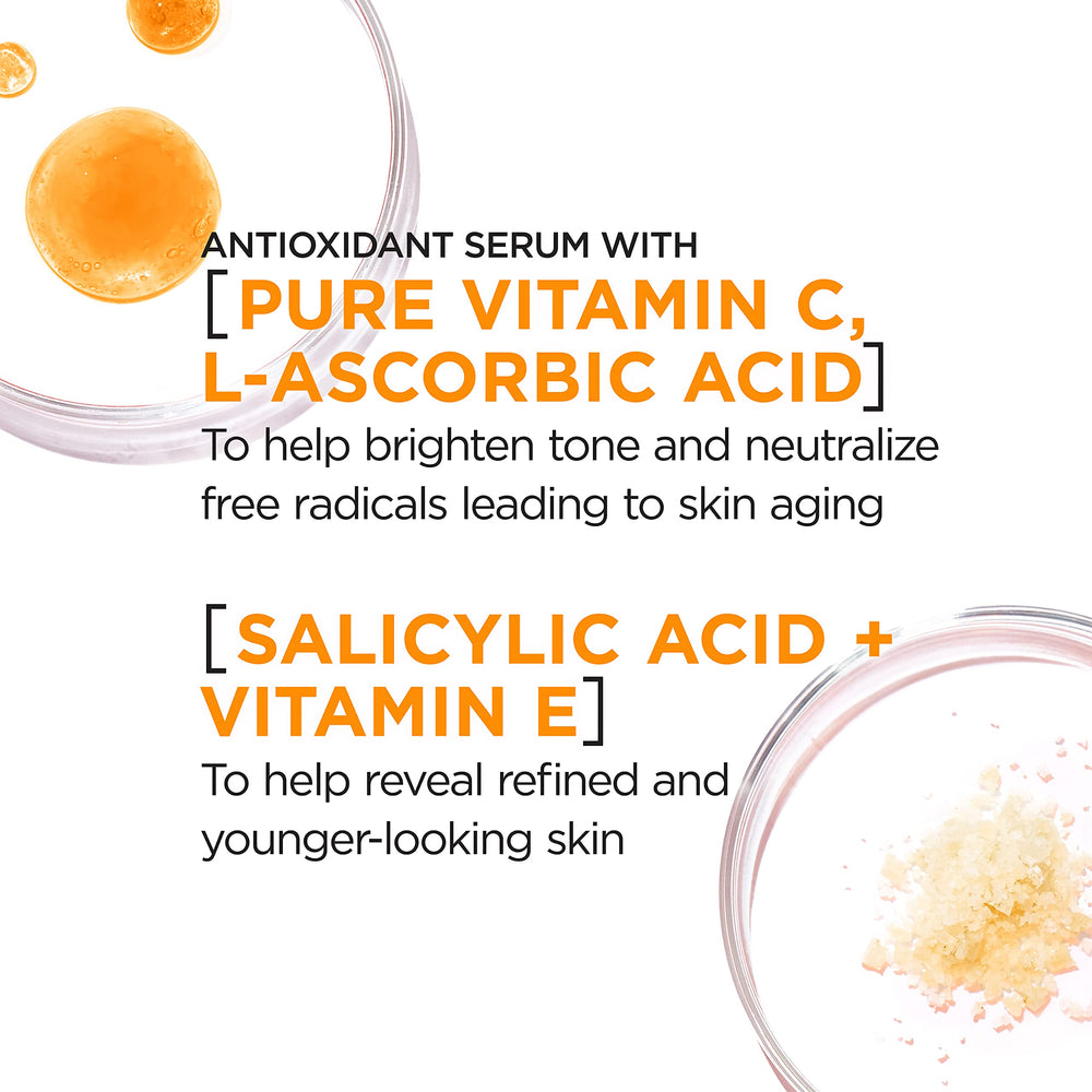 Revitalift serum dropper ready for quick absorption and even skin tone.