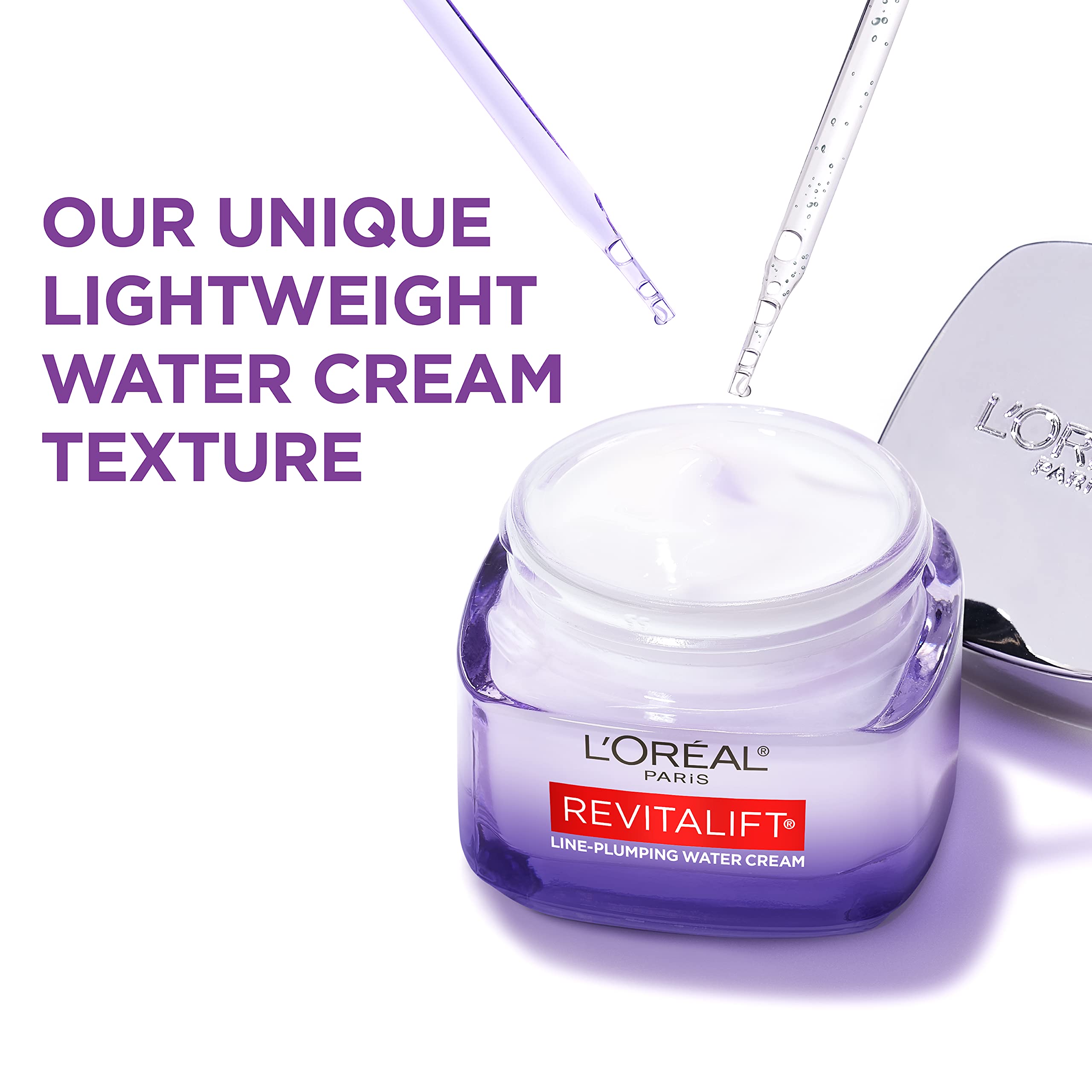 Quick absorption shot of lightweight formula leaving a non-greasy finish.