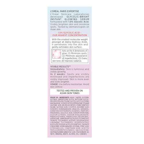 Envase compacto de L'Oréal Paris Suero Iluminador, diseño práctico.