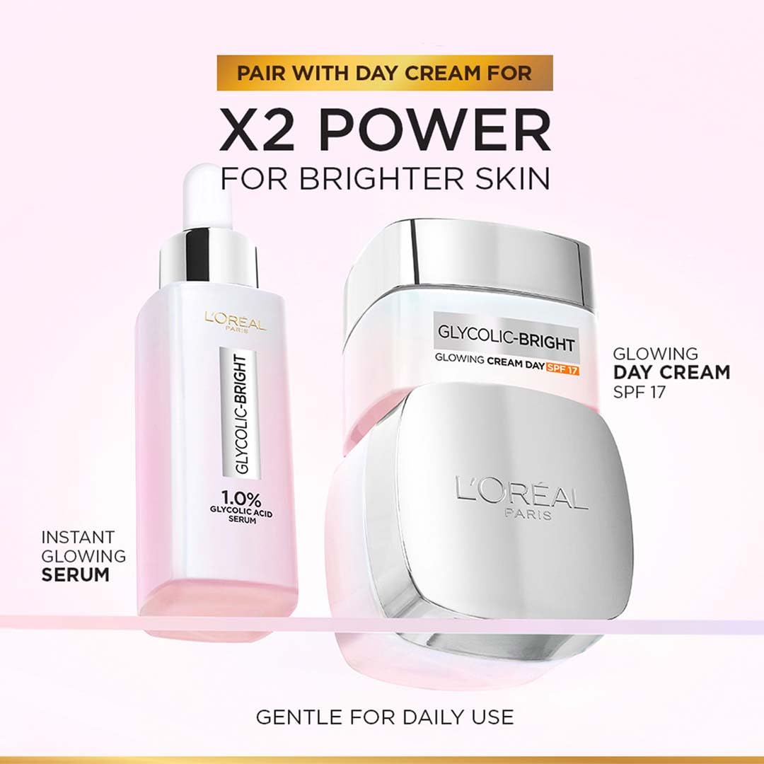 Con L'Oréal Paris Suero Iluminador, brillo natural y piel radiante.
