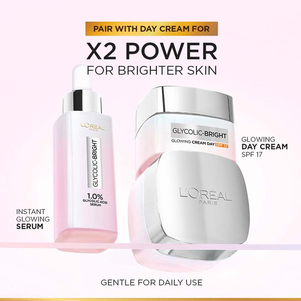 Con L'Oréal Paris Suero Iluminador, brillo natural y piel radiante.