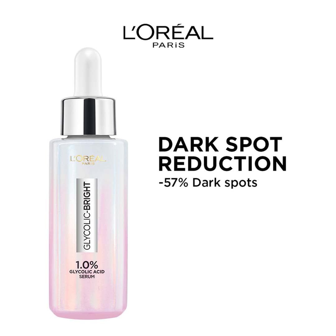 Suero iluminador de L'Oréal Paris muestra textura cremosa para absorción suave.