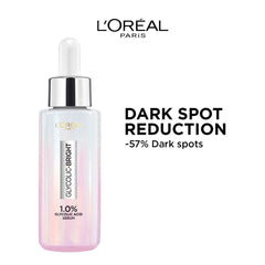 Suero iluminador de L'Oréal Paris muestra textura cremosa para absorción suave.