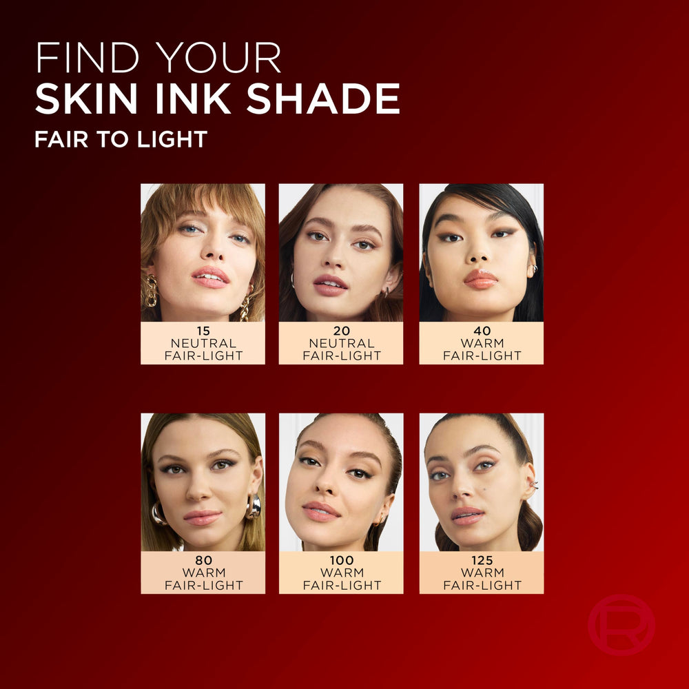 L'Oréal Paris Skin Ink, apto para piel sensible con fórmula suave.