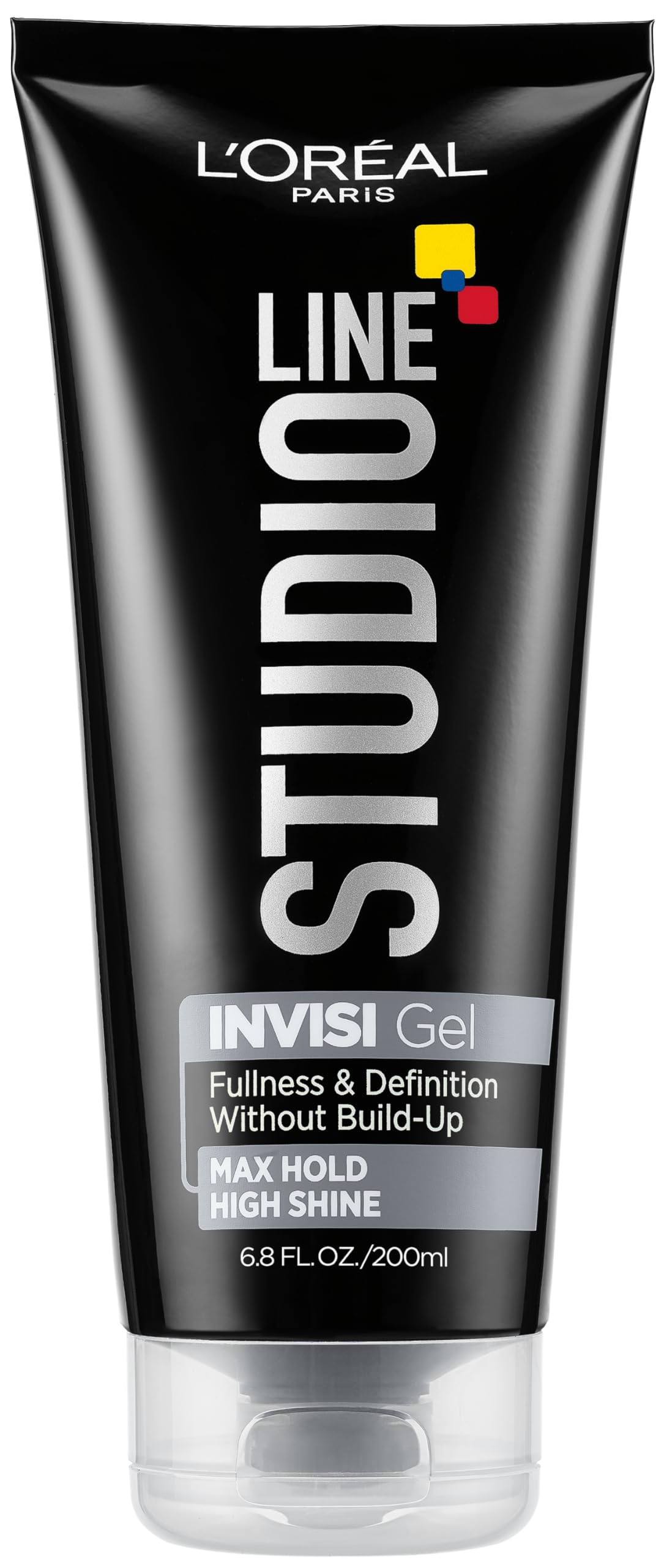 L'Oreal Paris Studio Line Invisi Gel bottle shows strong hold for voluminous short hair.