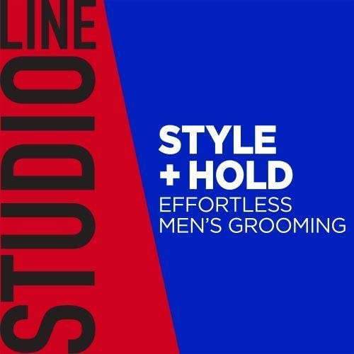 L'Oreal Paris Studio Line Mega Hair Gel styled hair shows long-lasting definition.