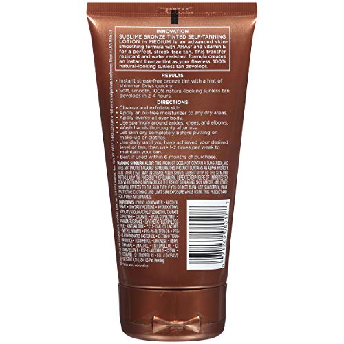 L’Oréal Paris Sublime Bronze, aplicación suave y secado rápido para uso diario.