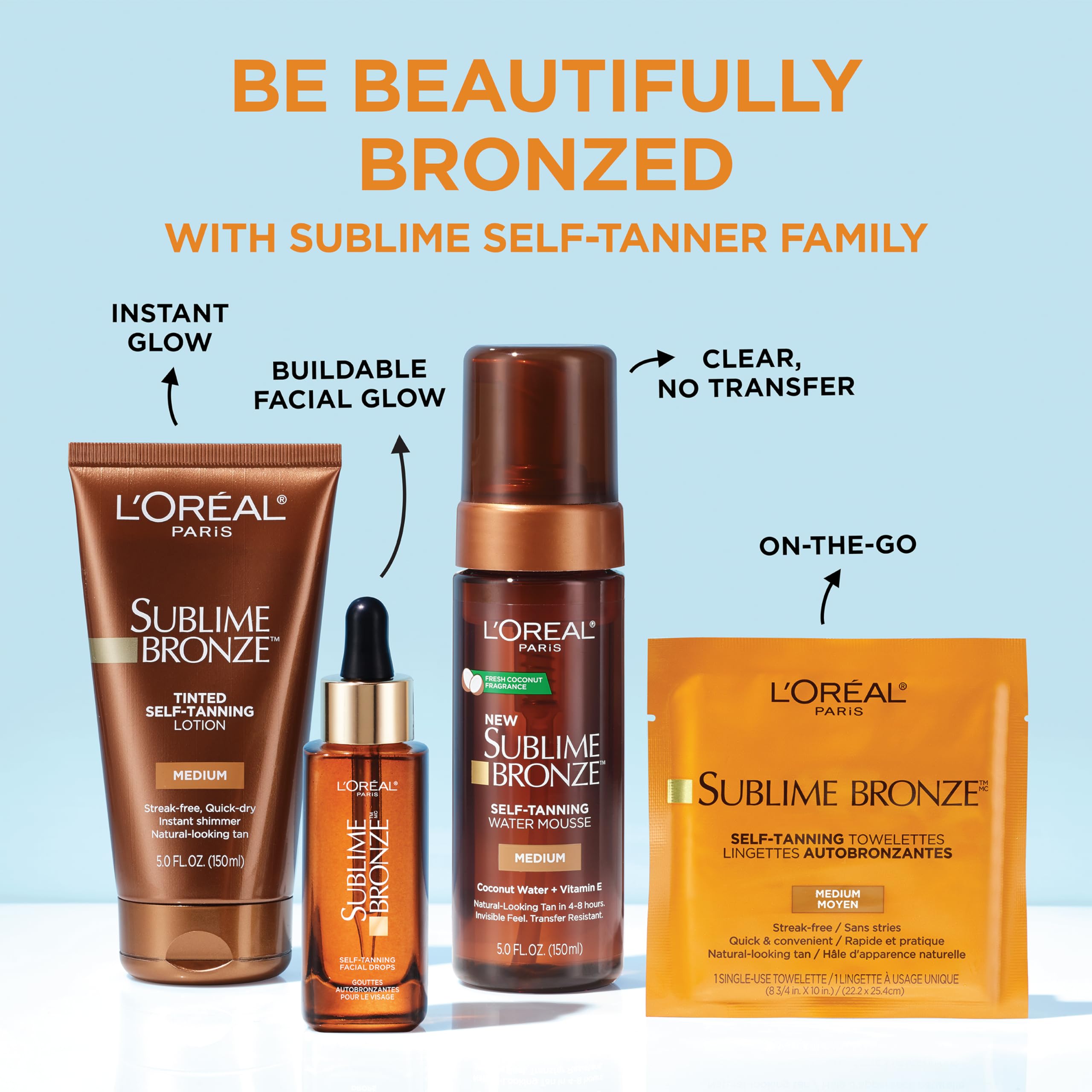 L’Oréal Paris Sublime Bronze: deja un bronce suave con brillo sutil.