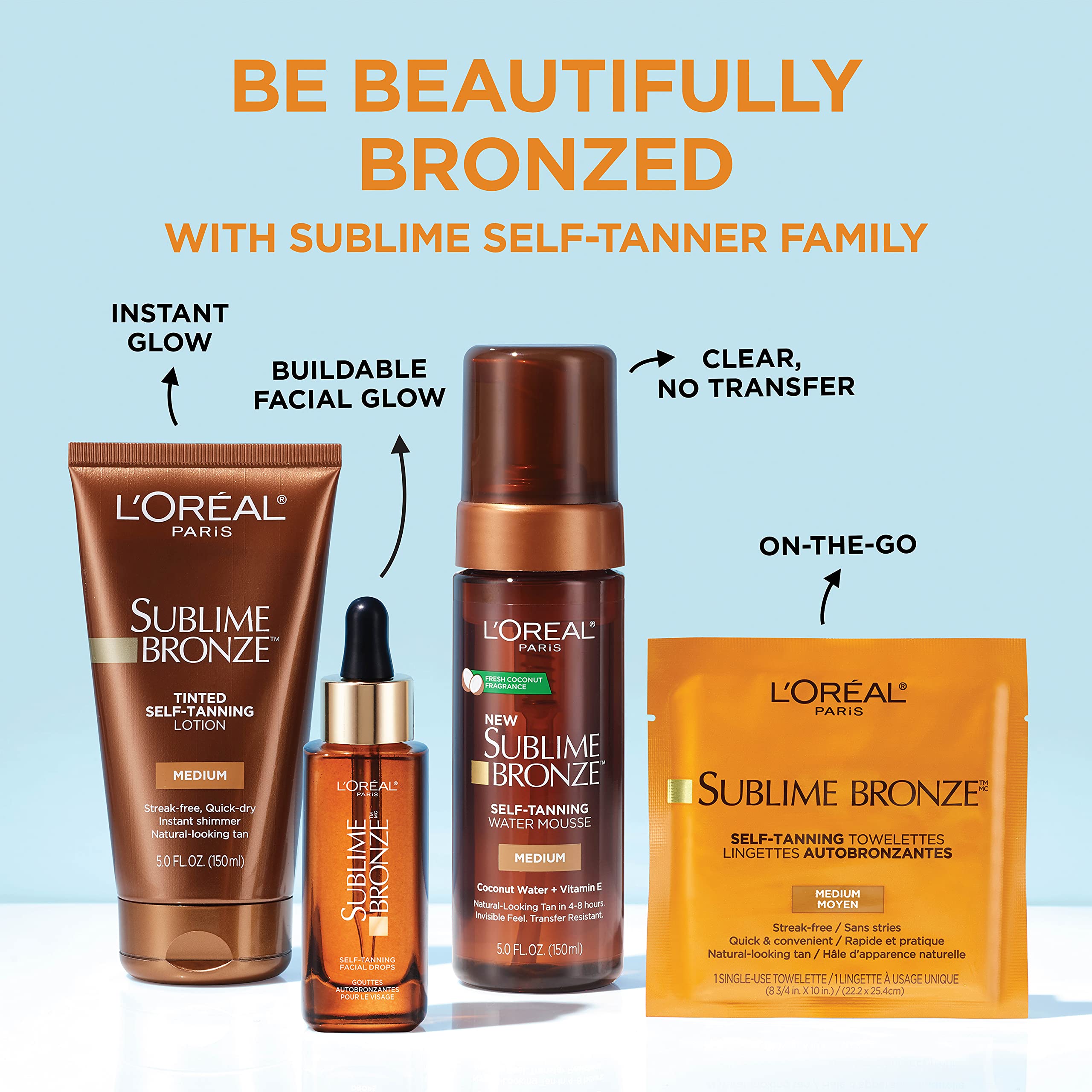 L'Oreal Paris Sublime Bronze, desarrollo de tono entre 2 y 4 horas