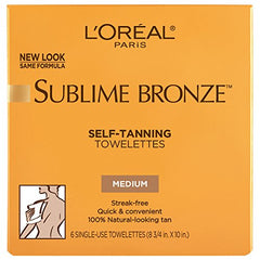 Sublime Bronze: toallita para aplicación rápida en cualquier momento.
