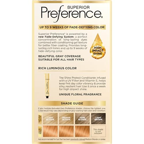 Application tips guide included with the L'Oreal Paris Superior Preference kit.
