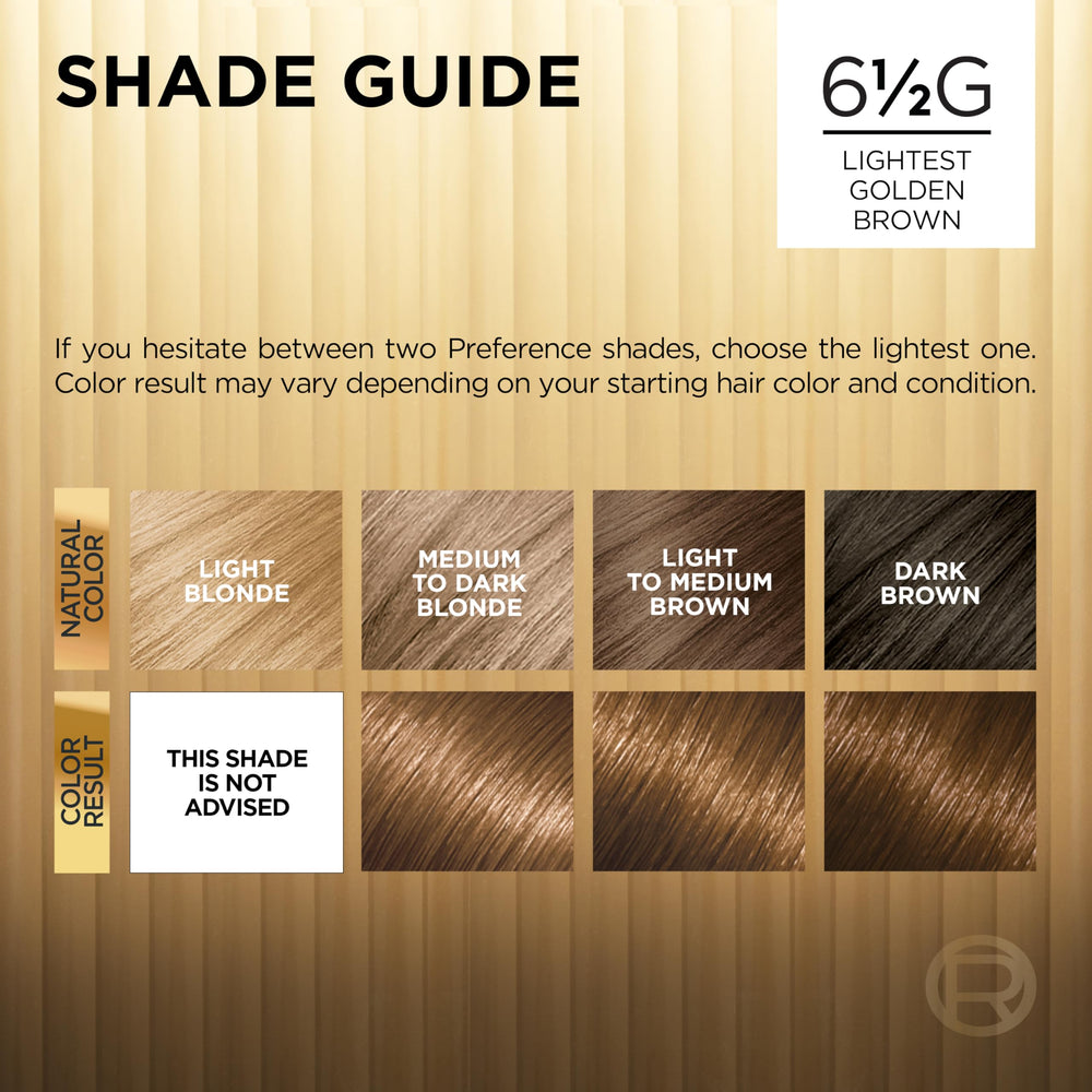 Before-and-after swatch highlights depth and dimension of the shade.