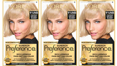 L'Oreal Paris Superior Preference bottle pour demonstrates easy, precise application for radiant color.