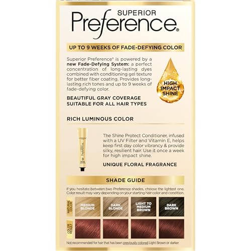 Complete at-home color kit from L'Oreal Paris Superior Preference for a salon-like result