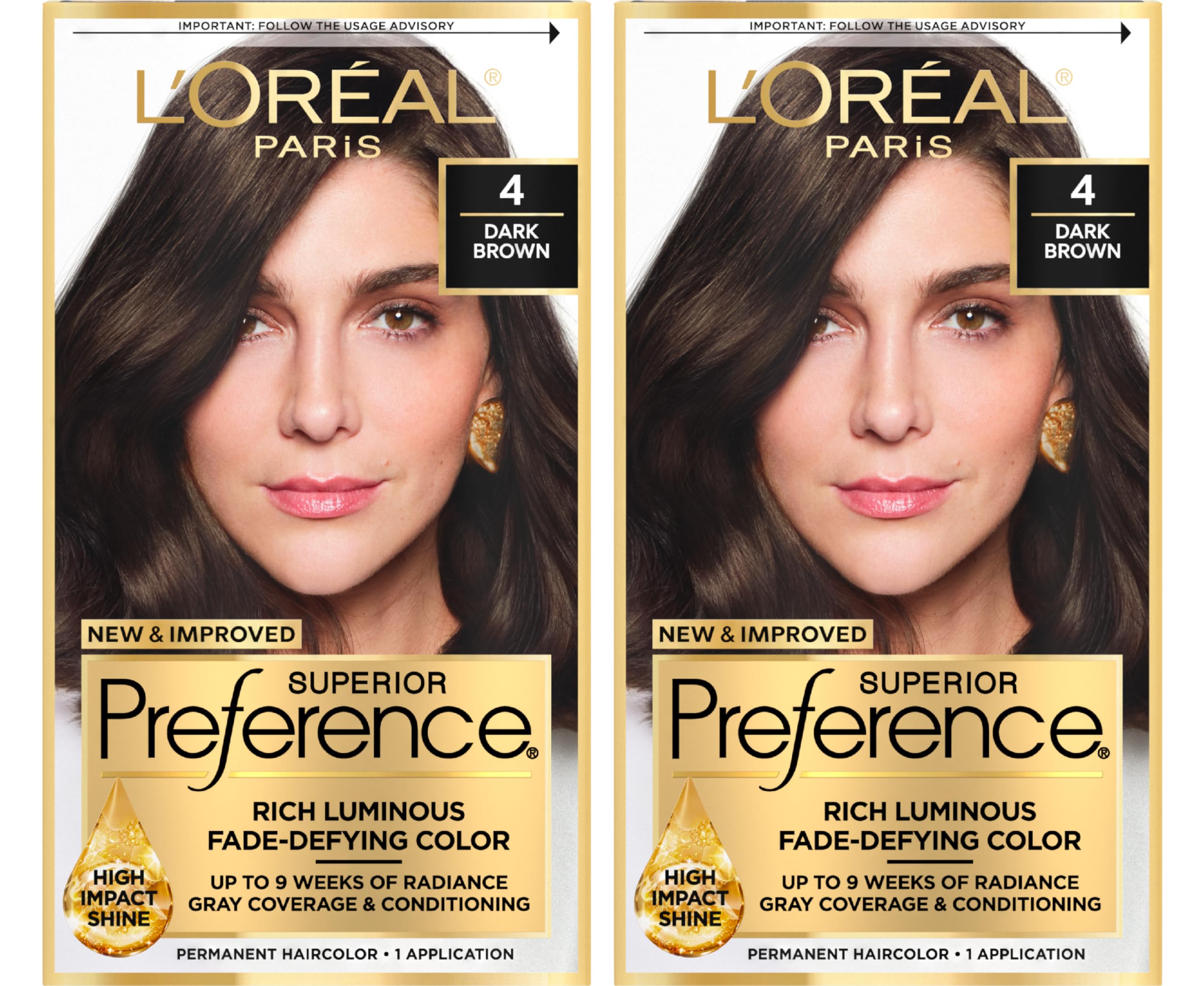 L'Oreal Paris Superior Preference color gel application for fade-defying color