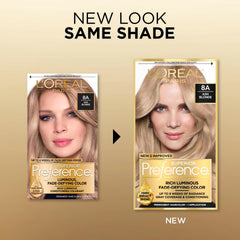 L'Oreal Paris Superior Preference color gel bottle highlights rich pigment and easy color transfer.