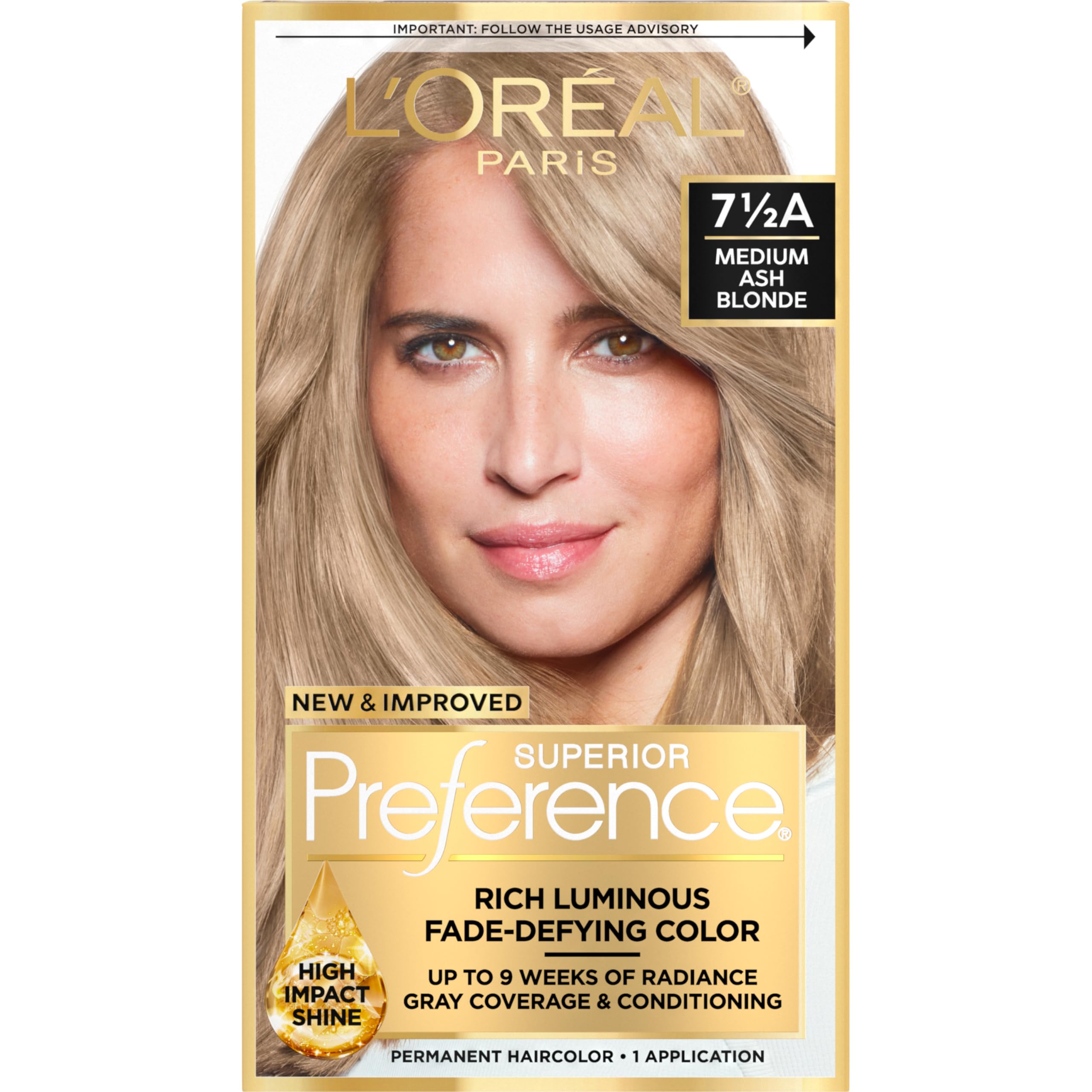 L'Oreal Paris Superior Preference color gel ready for precise, fade-defying application and vibrant results