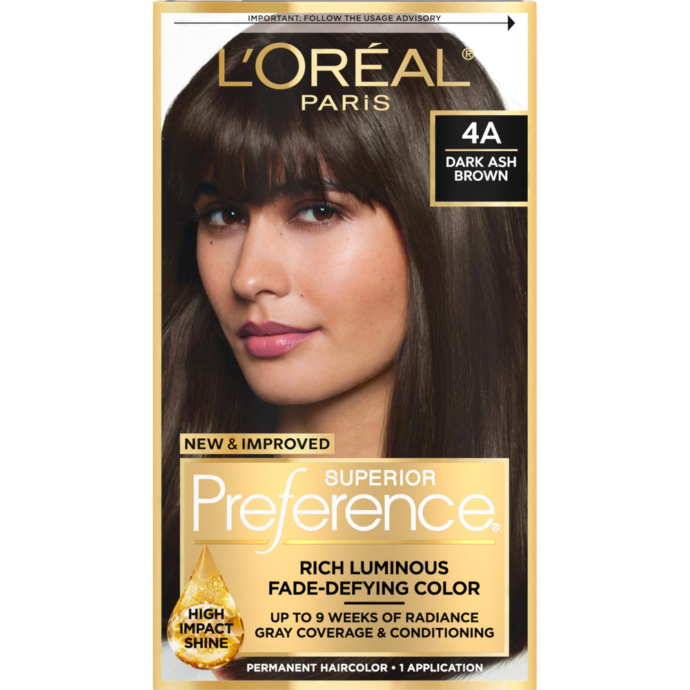 L'Oreal Paris Superior Preference color gel provides precise, fade-defying color with conditioning.