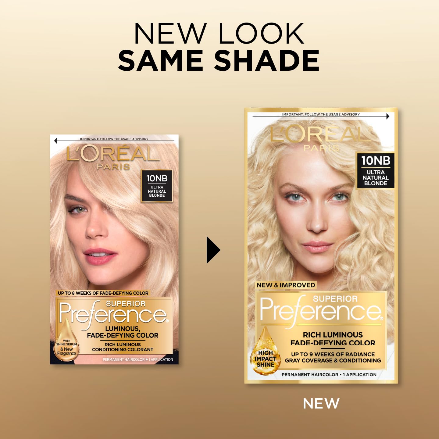 L'Oreal Paris Superior Preference no drip formula enables clean, controlled coloring
