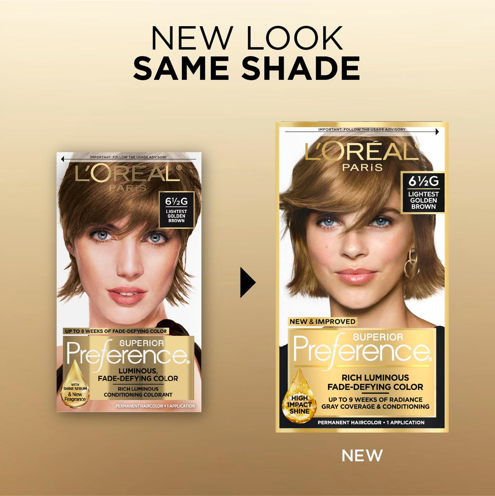 L'Oreal Paris Superior Preference developer creme activates the gel for even gray coverage