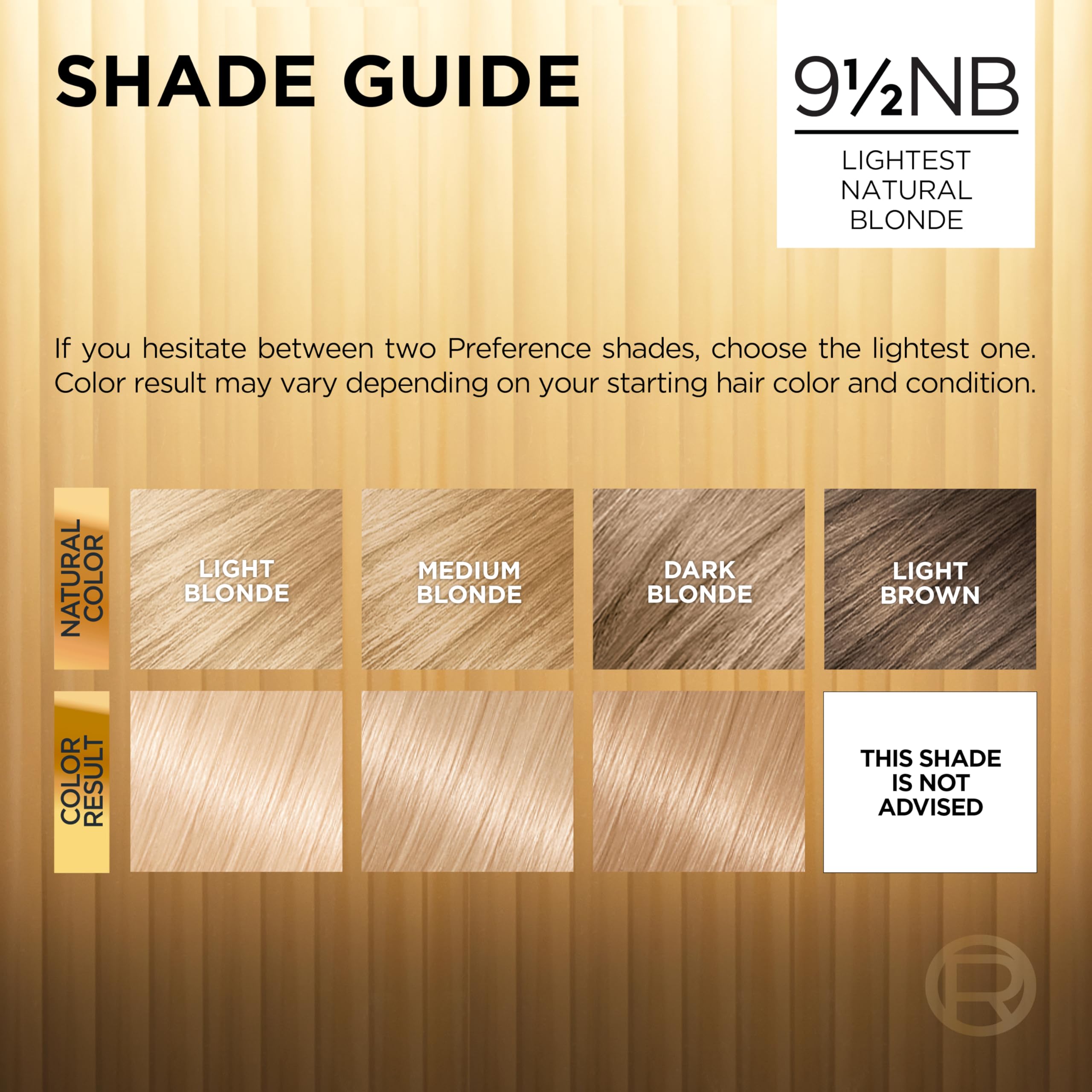 L'Oreal Paris Superior Preference developer crème shows even distribution for professional-looking results.