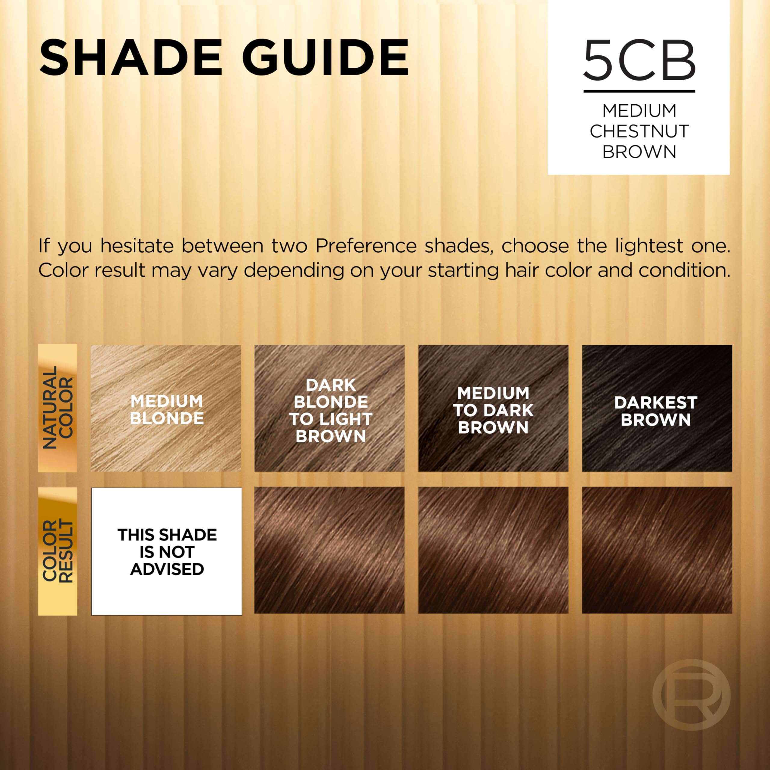 L'Oreal Paris instruction leaflet guides simple at-home steps