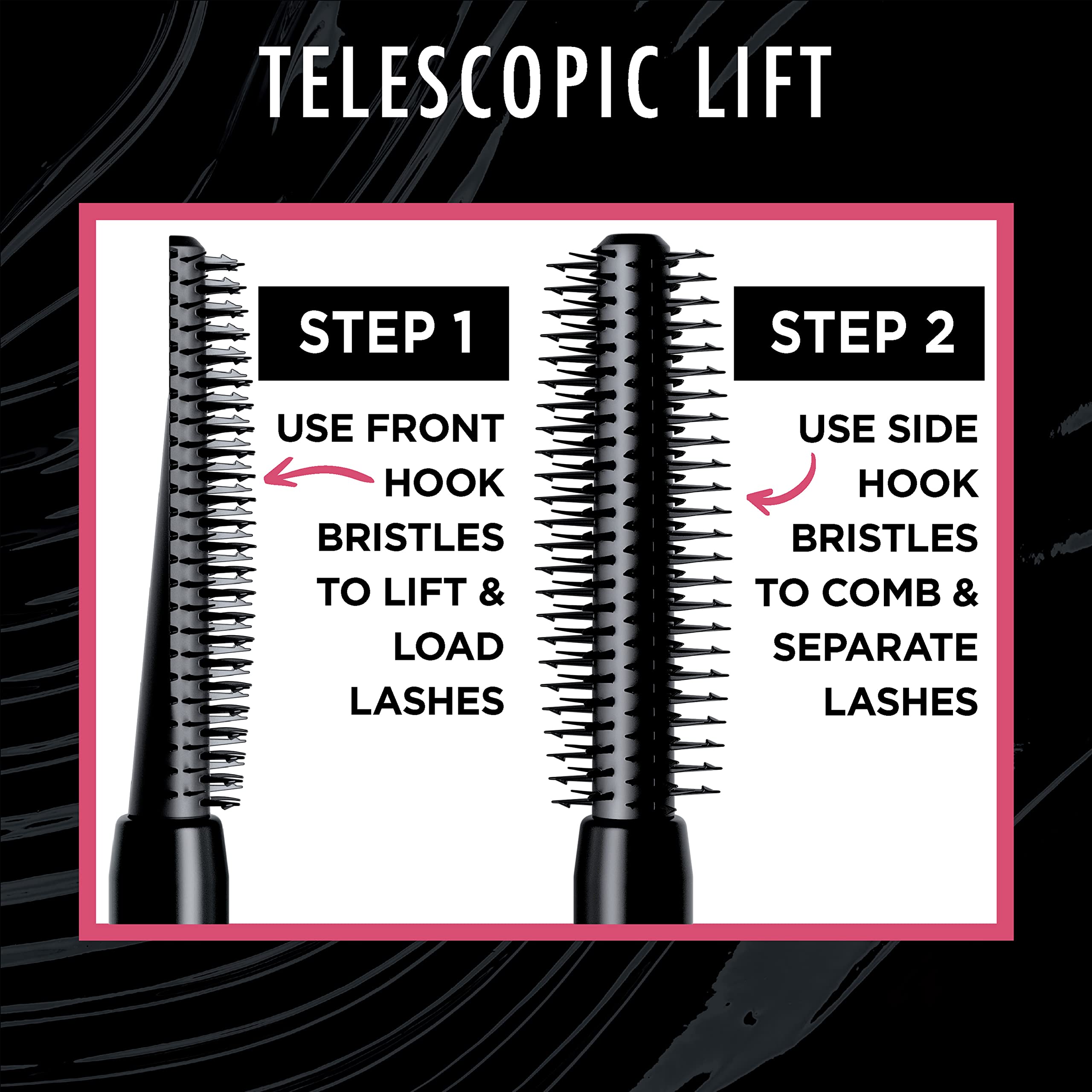 L’Oréal Paris Telescopic Lift Mascara tres tonos lavables y uno resistente al agua para looks.
