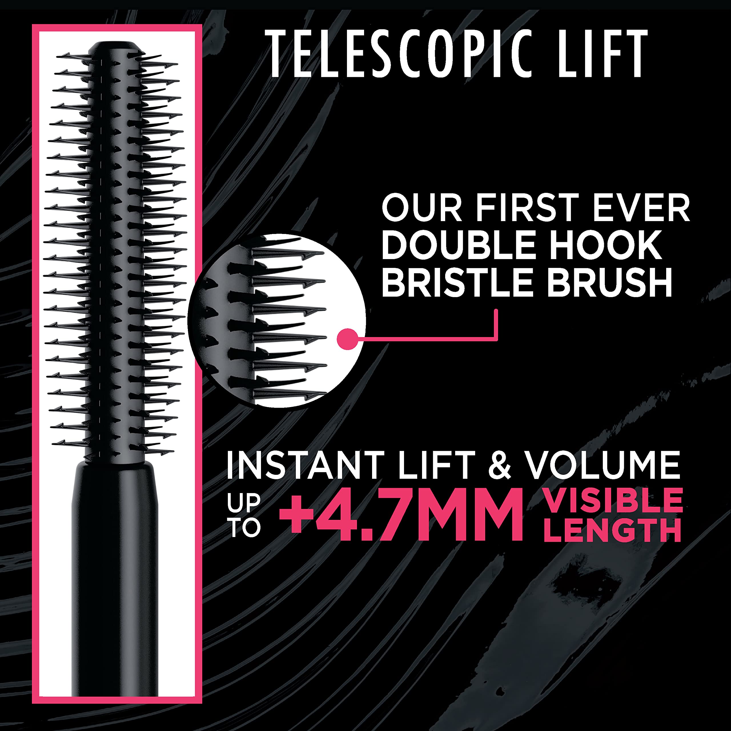 L’Oréal Paris Telescopic Lift levanta pestañas y mantiene separadas durante todo el día.
