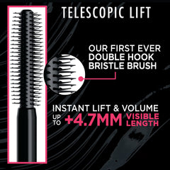 L’Oréal Paris Telescopic Lift levanta pestañas y mantiene separadas durante todo el día.
