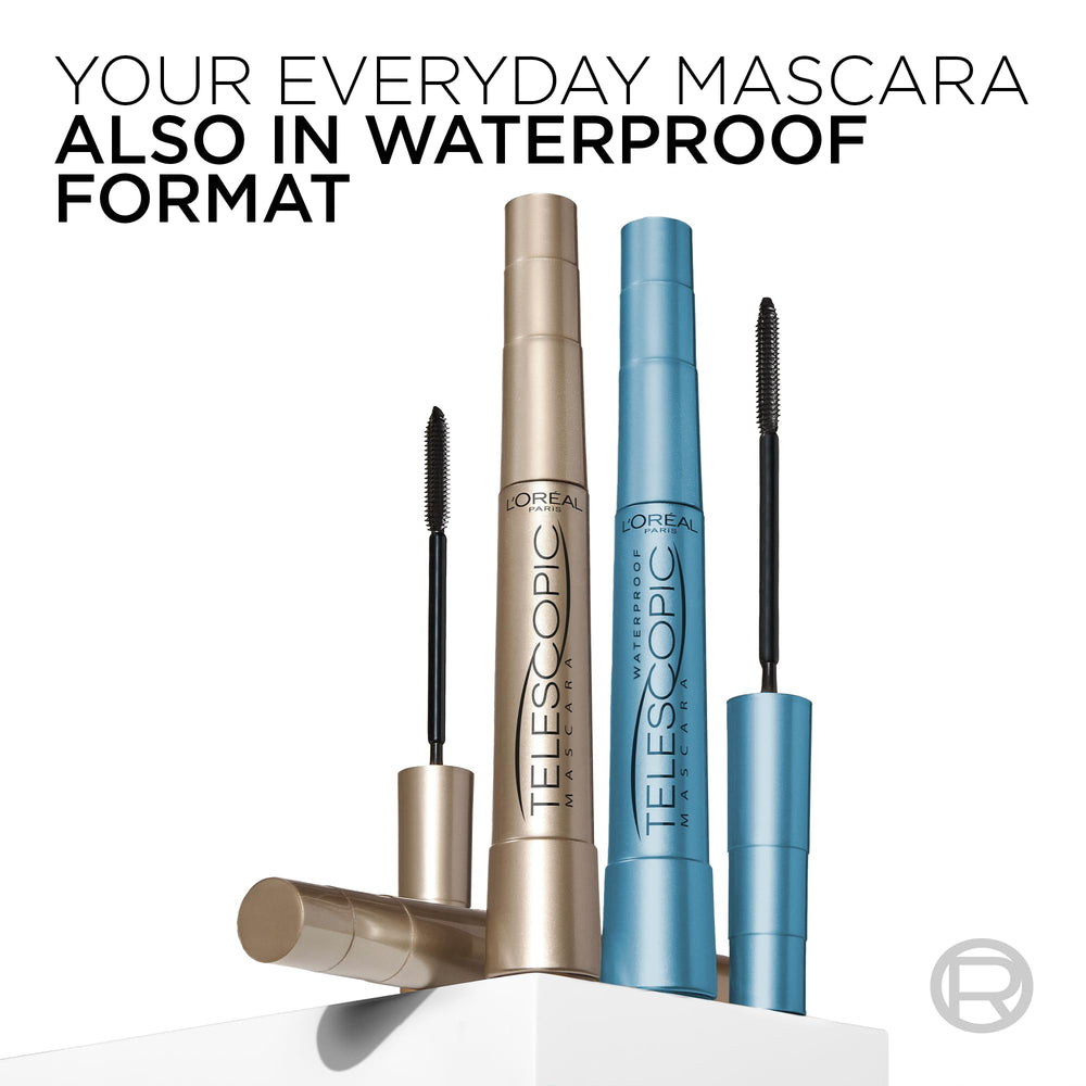 Envase ergonómico de Telescopic Mascara que facilita manejo e higiene