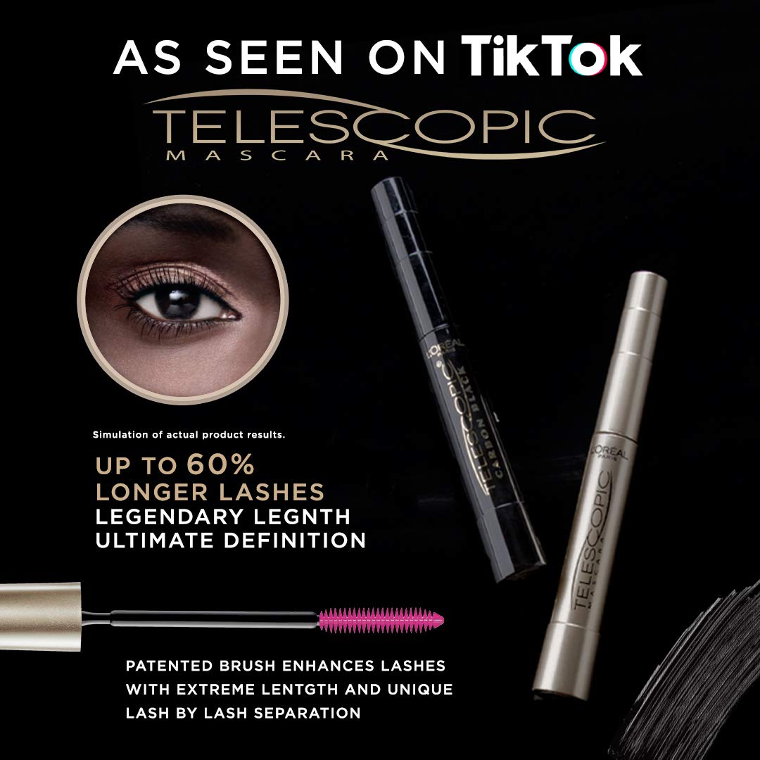 L'Oreal Paris Telescopic Original Mascara: aplicación suave desde la base a las puntas