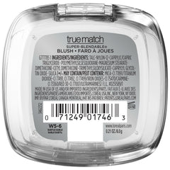 L'Oreal Paris True Match Blush Subtle Sable, espejo interno y brocha para retoques fáciles.