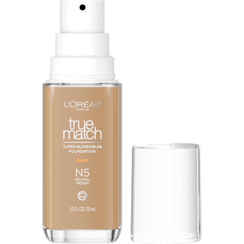 Base L’Oréal Paris True Match con empaque y pump para aplicación fácil
