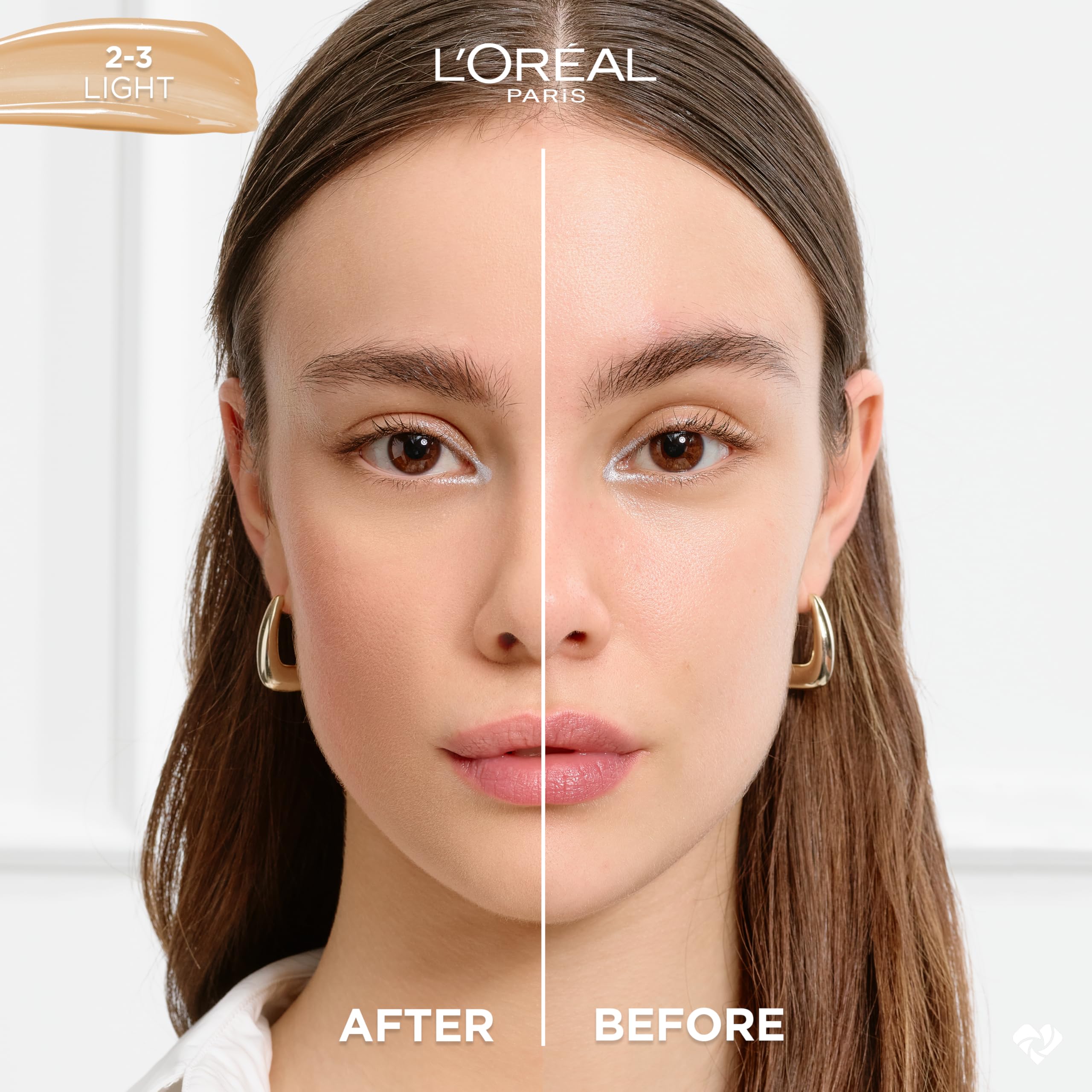 L'Oreal Paris True Match Nude Hyaluronic Serum: textura ligera para tono uniforme al aplicar.