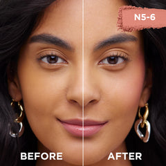 L'Oreal Paris True Match Polvo Colorete Apricot Kiss coordina con maquillaje True Match.