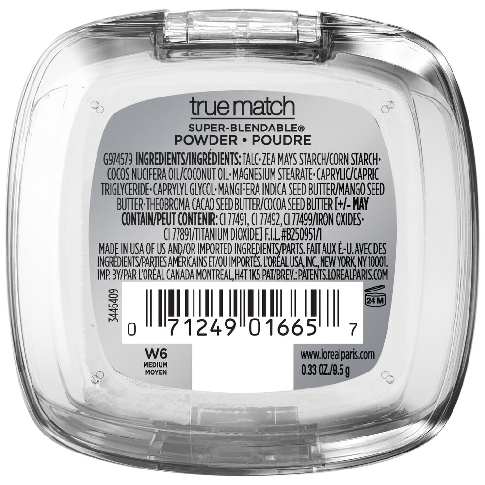 L’Oréal Paris True Match Polvo Compacto ayuda a controlar el brillo durante el día.