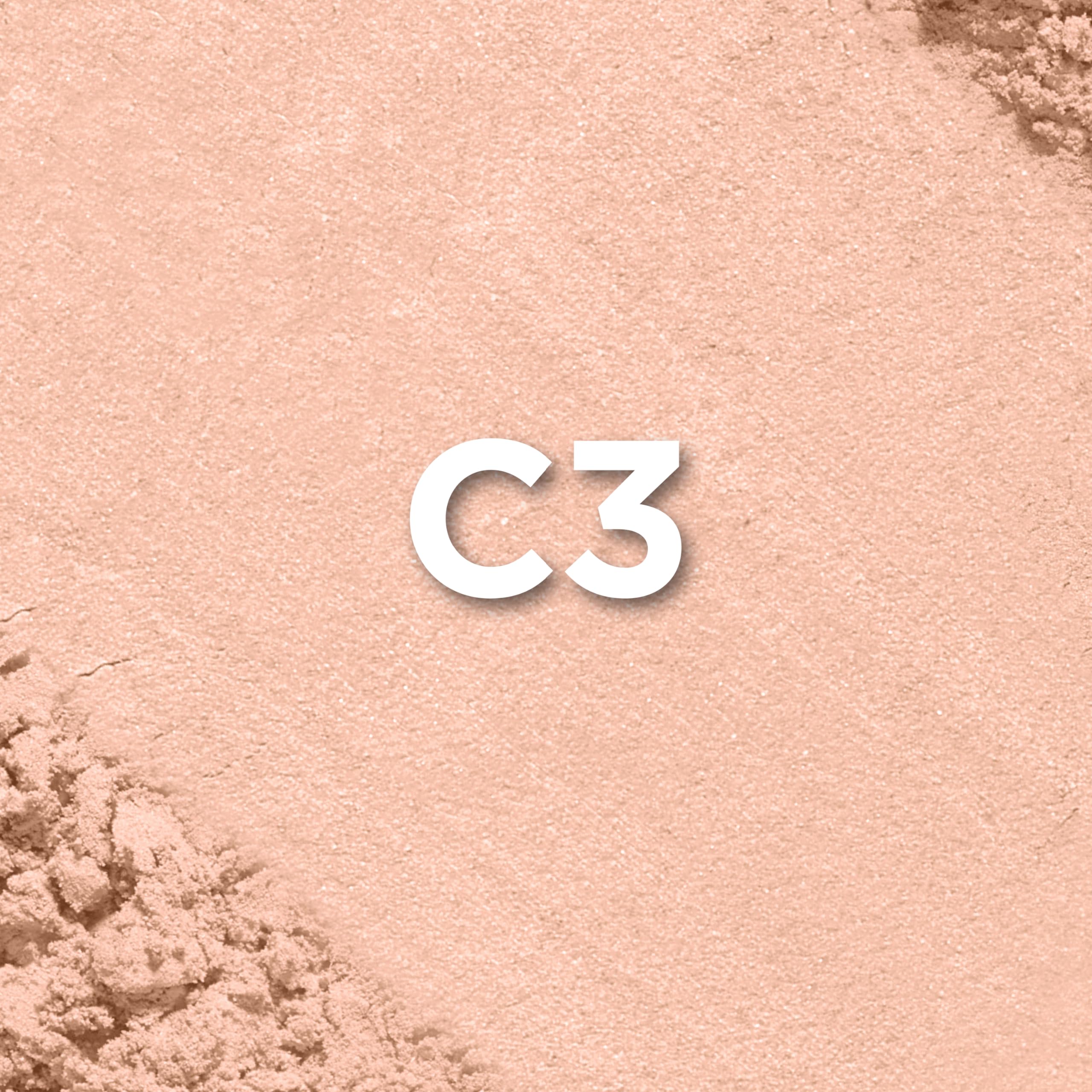 Oil-free formula from True Match helps blot shine during the day.