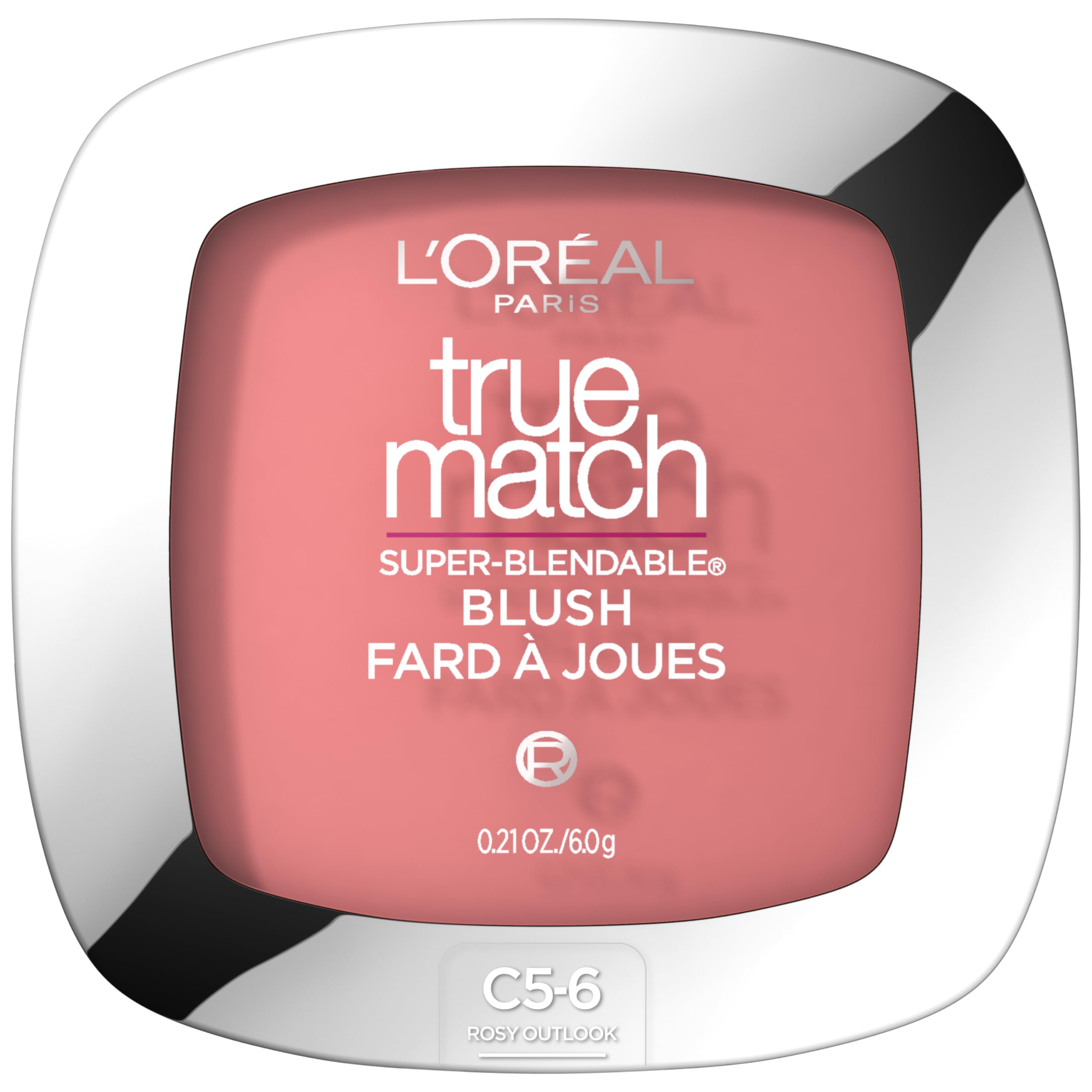 L'Oréal Paris True Match rubor en polvo, textura suave para un acabado natural.