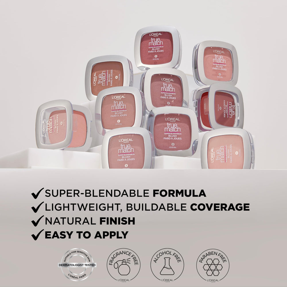 L'Oréal Paris True Match rubor ideal para uso diario en piel neutra.