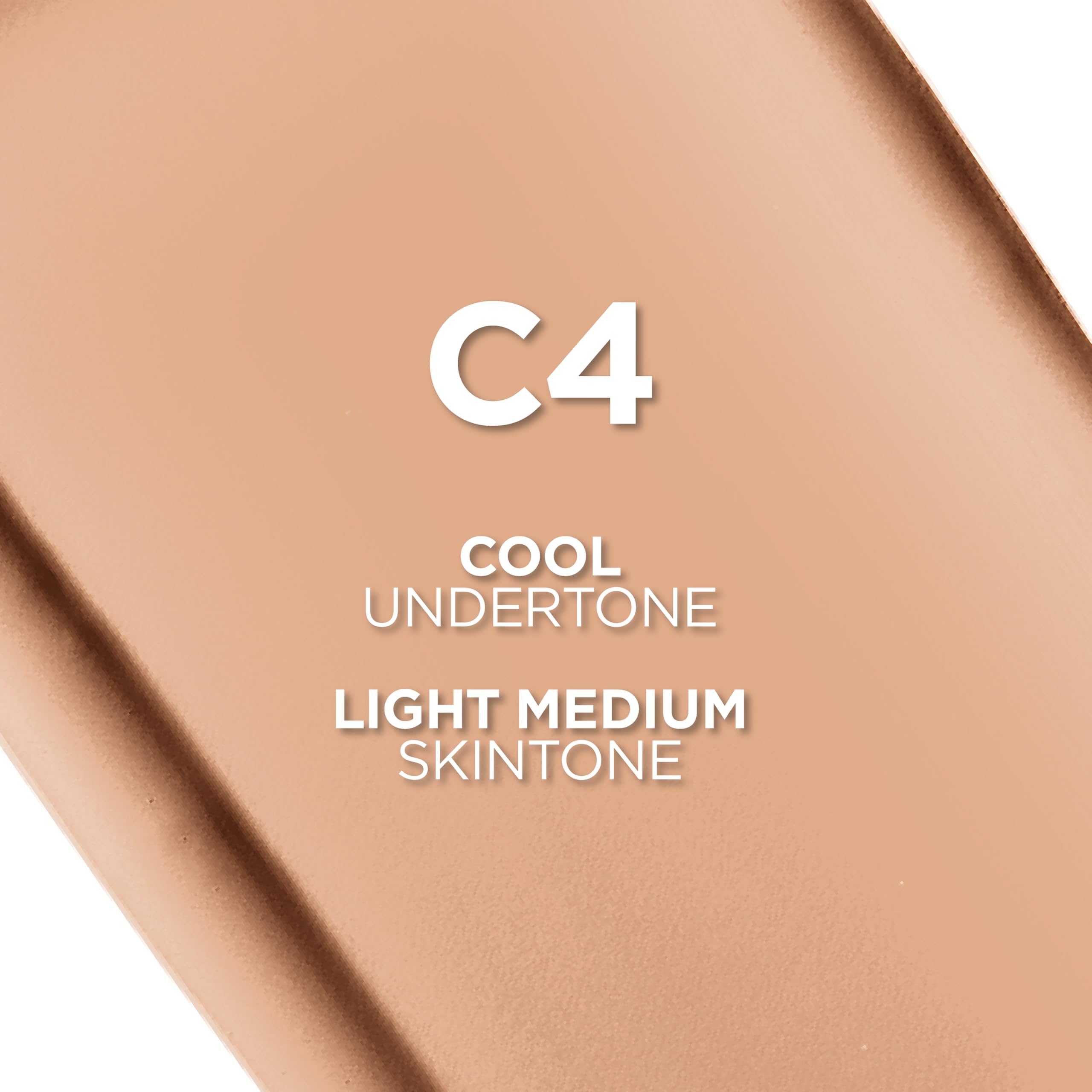 L'Oreal Paris True Match tono C4: muestra de color para ajuste natural.