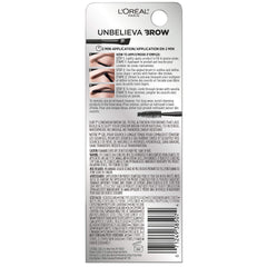 L'Oreal Paris Unbelieva-Brow efecto natural en las cejas.