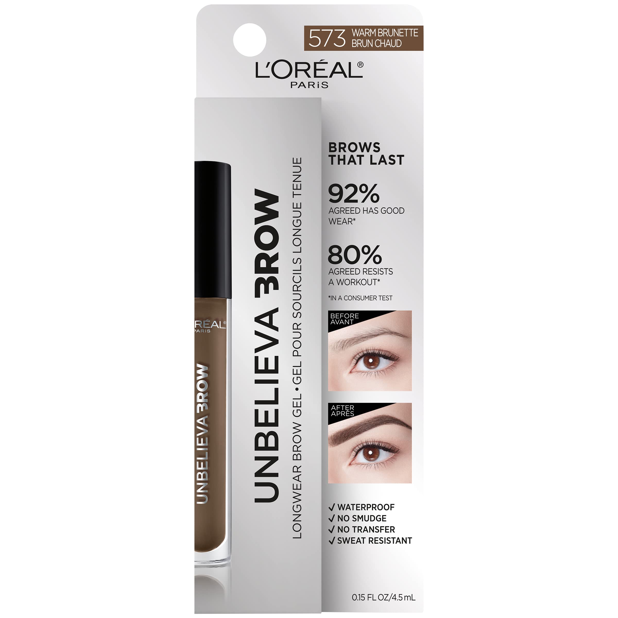 L'Oréal Paris Unbelieva-Brow: cepillo angular para rellenar y dar forma