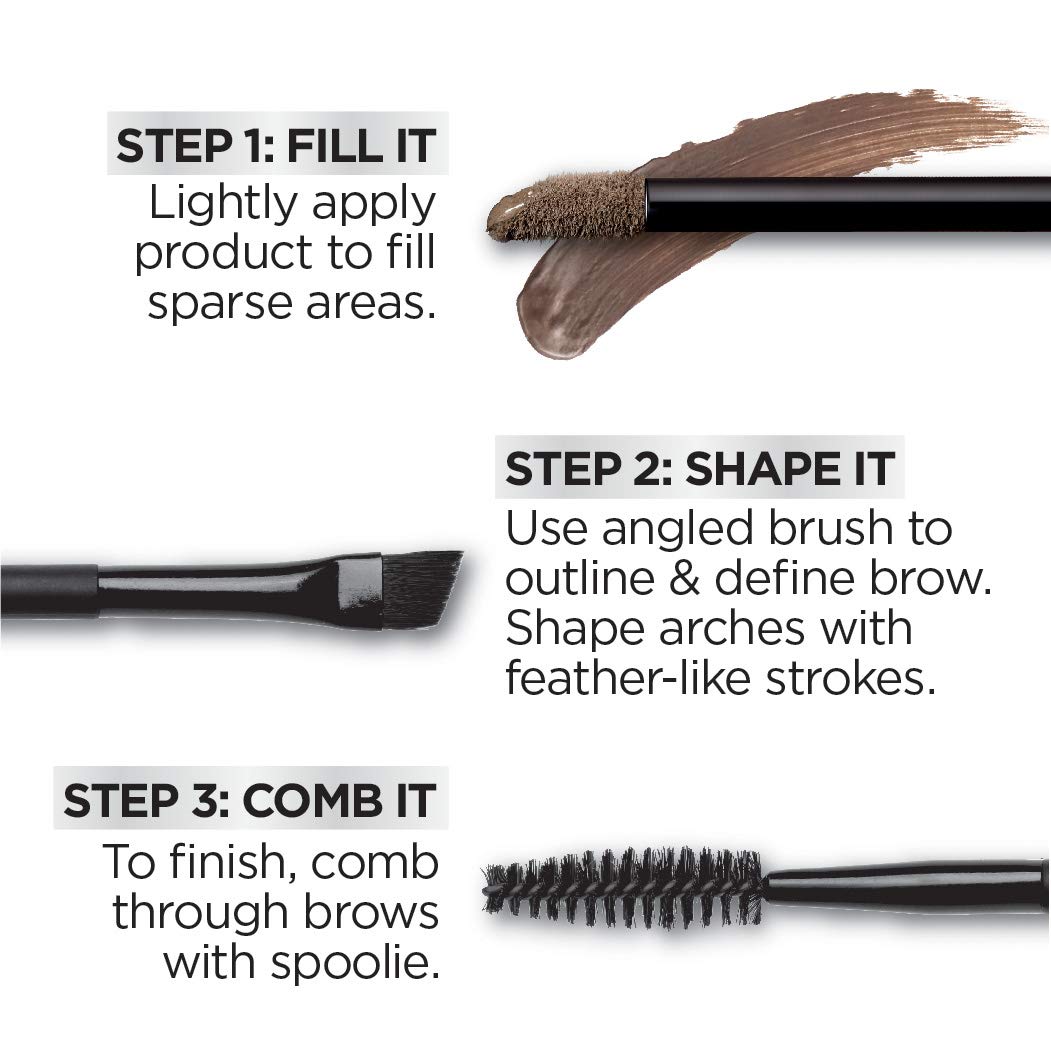 Unbelieva-Brow resistente al sudor para uso activo.