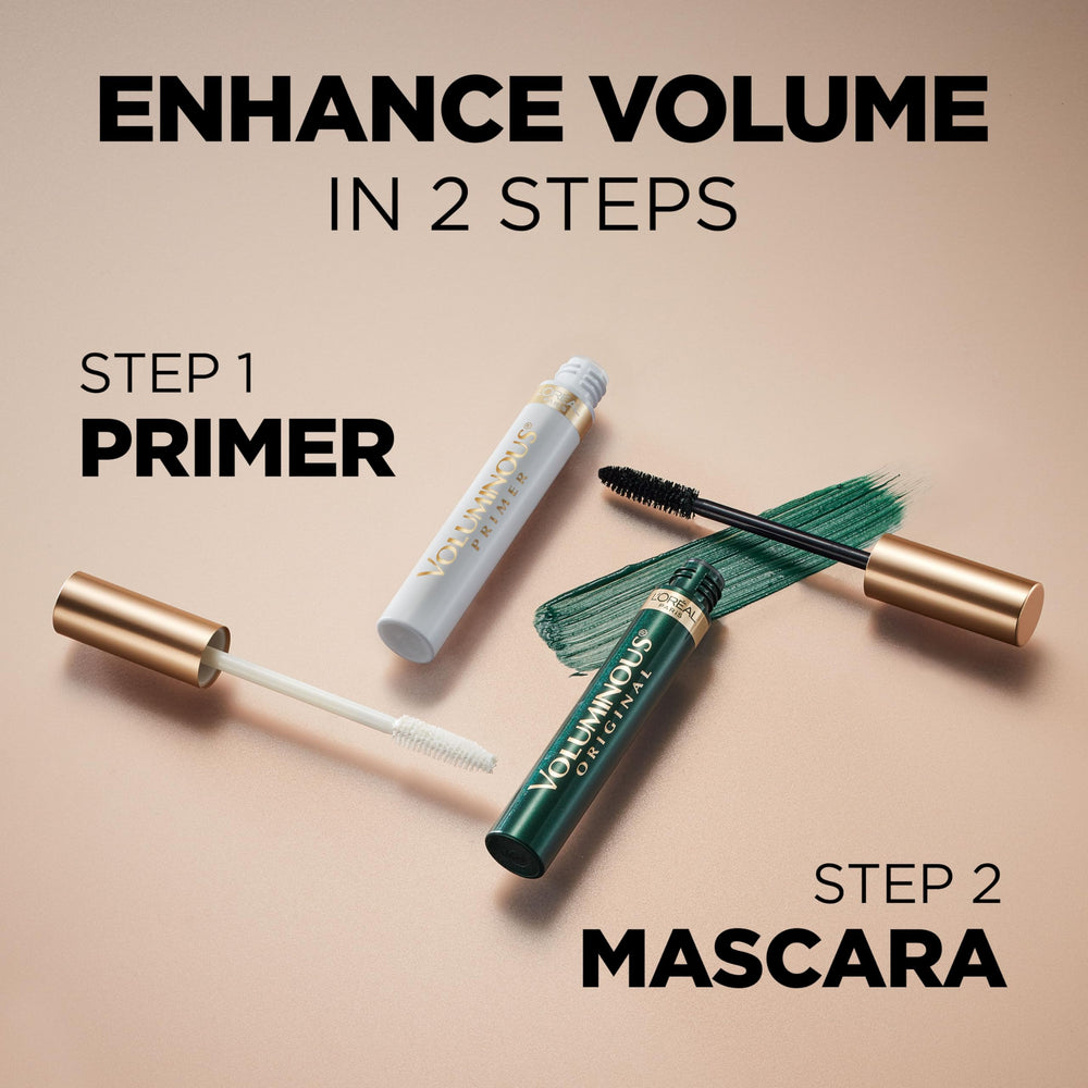 Máscara L’Oréal Paris Voluminous Original, resistente a grumos y desprendimientos para un acabado suave.