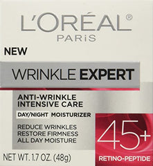 Textura suave de la crema Wrinkle Expert 45+ para rostro
