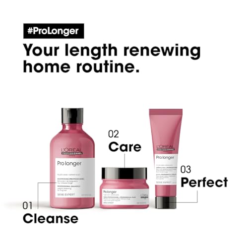 L’Oréal Pro Longer Mask targets split ends and reduces breakage along lengths.