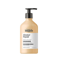 L’Oréal Professionnel Paris Absolut Repair bottle on white background, instant hydration.