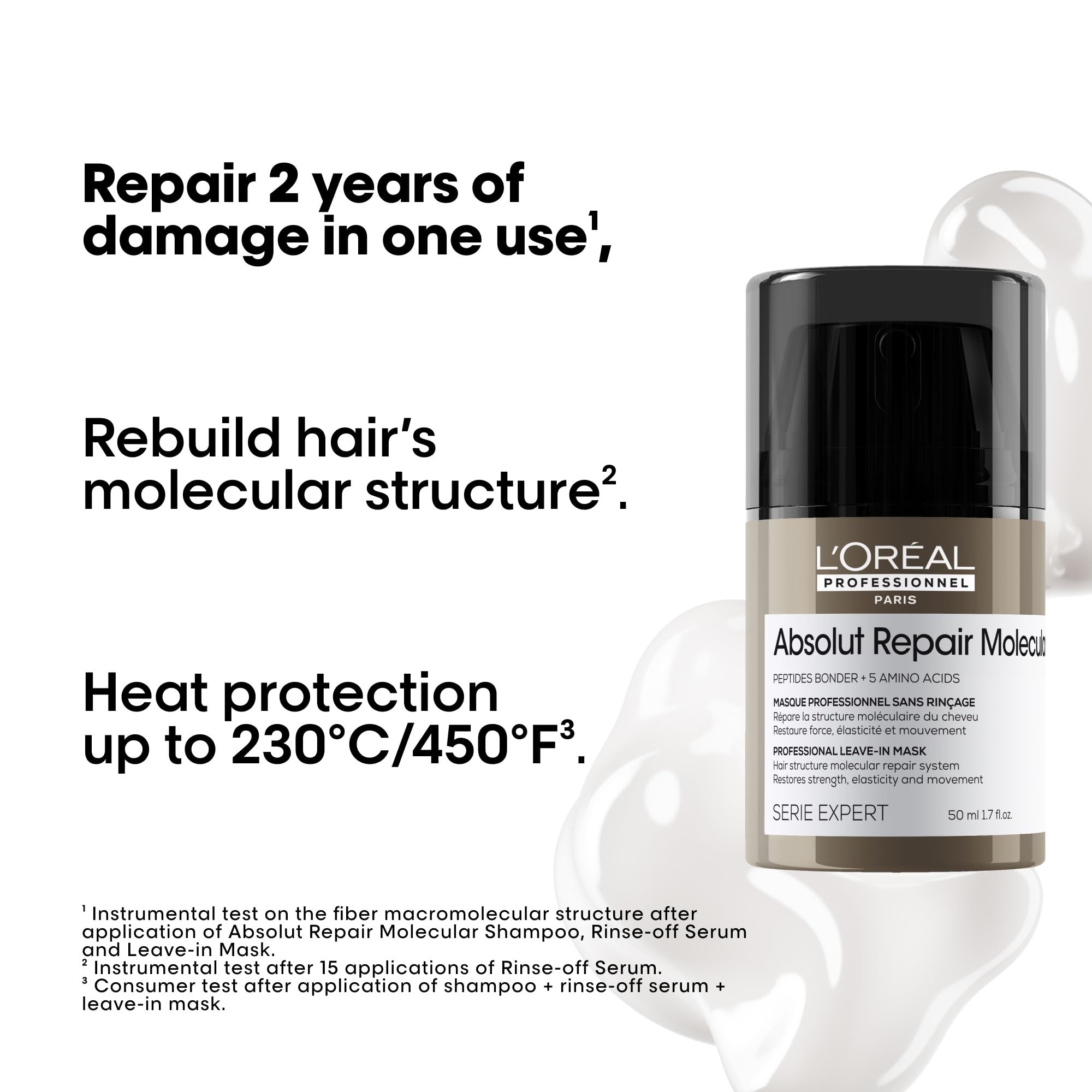 L’Oréal Absolut Repair Molecular cabello más reparado y elástico