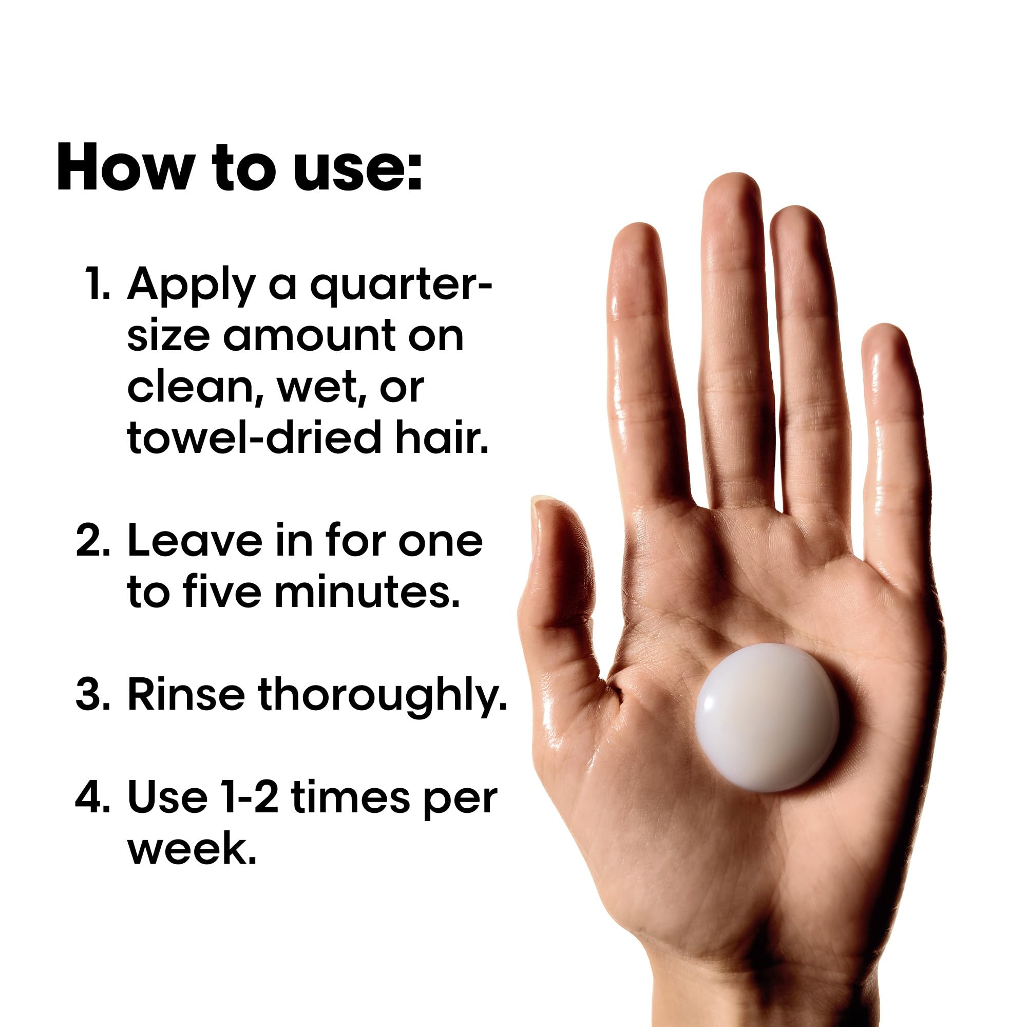 Absolut Repair Molecular Mask with shampoo scene suggests complete routine.