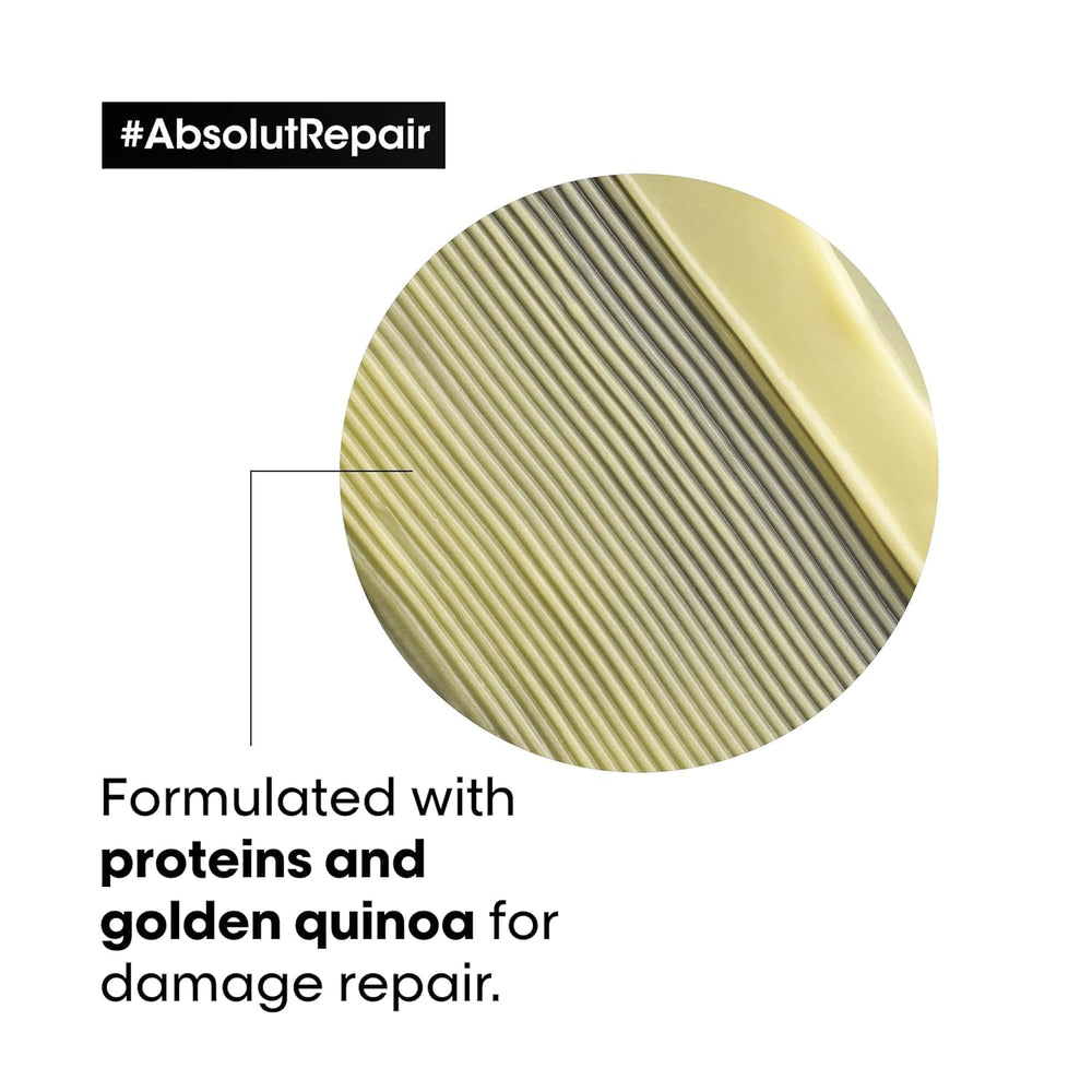 Shampoo and mask system from Absolut Repair promotes smoother, shinier results